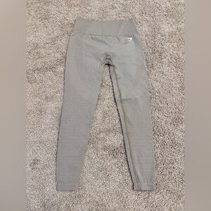 Gymshark Vital Seamless 2.0 Leggings Womens Small Grey High Rise Tight